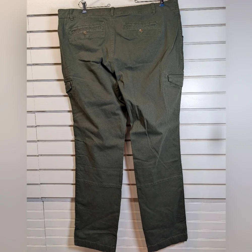 Eddie Bauer Women's Olive Green Cargo Pants Size 20 TALL NWT!